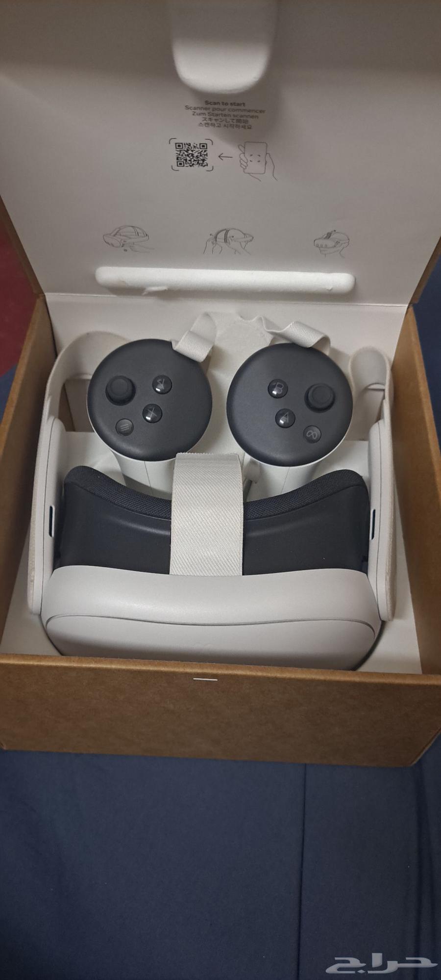 نظارة الواقع الافتراضي VR META QUEST 3 الأصلي للبيع او البدل64539939038211110