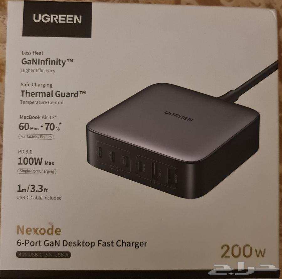 شاحن سريع 6 في 1 من USB-UGREEN64538190617603113