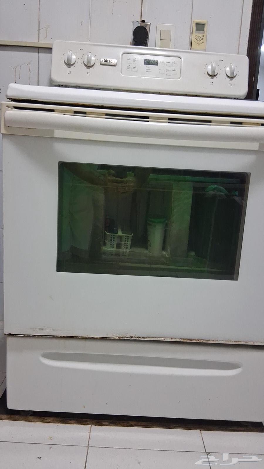 غاز كهربائي مع فرن بحالة الوكالة جبسون إيطالي للبيع 550 رس64538162414595112