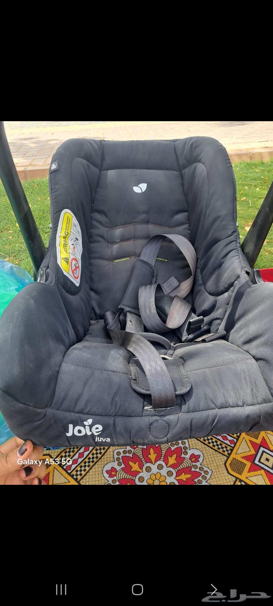 Large and durable baby stroller for 100 SAR, car seat as a gift64536697067651110