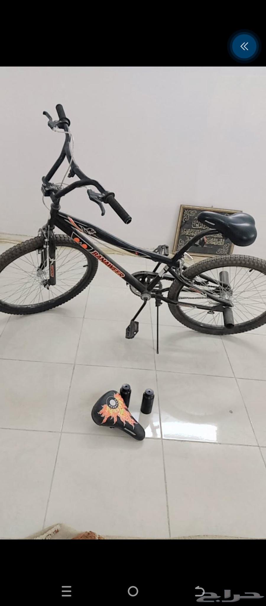 دراجه هوائيه شبه جديد استخدام شهرين بس مقاس 2464542161595011111