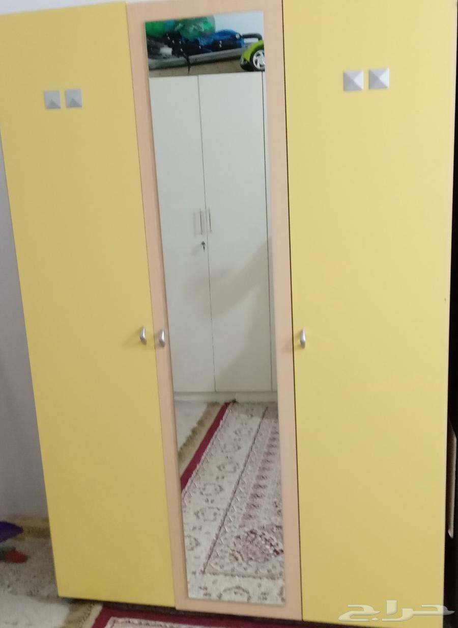 دولاب وسرير و...كلها 7 قطع نظيف ع السوم ومرتبة سرير سليب هاي64535527326979111