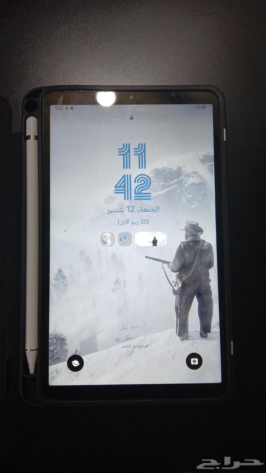 تابلت A9 سامسونج   قلم ديجيتال وكفر حماية64538317059201113