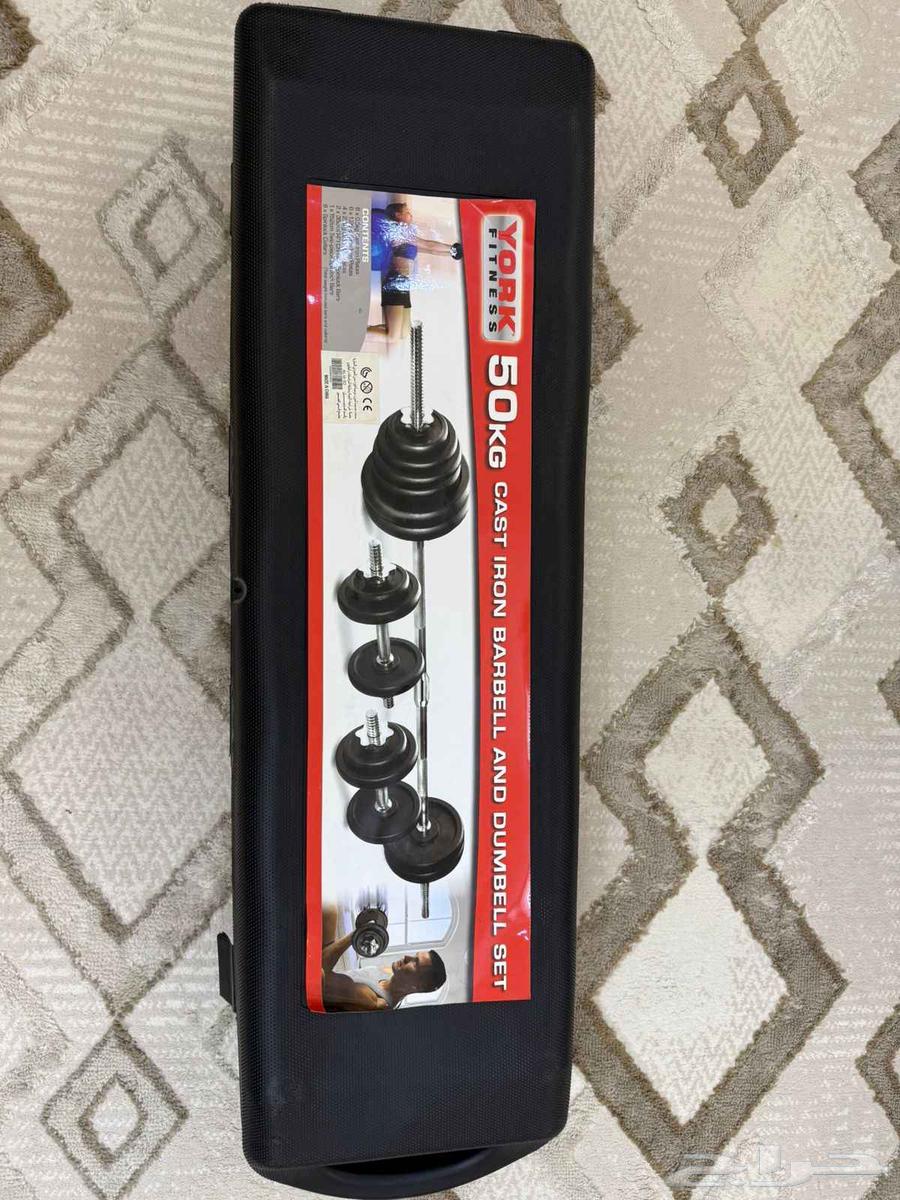 أوزان 50 كليو وكرسي الأوزان شبه جديده64539244835459114