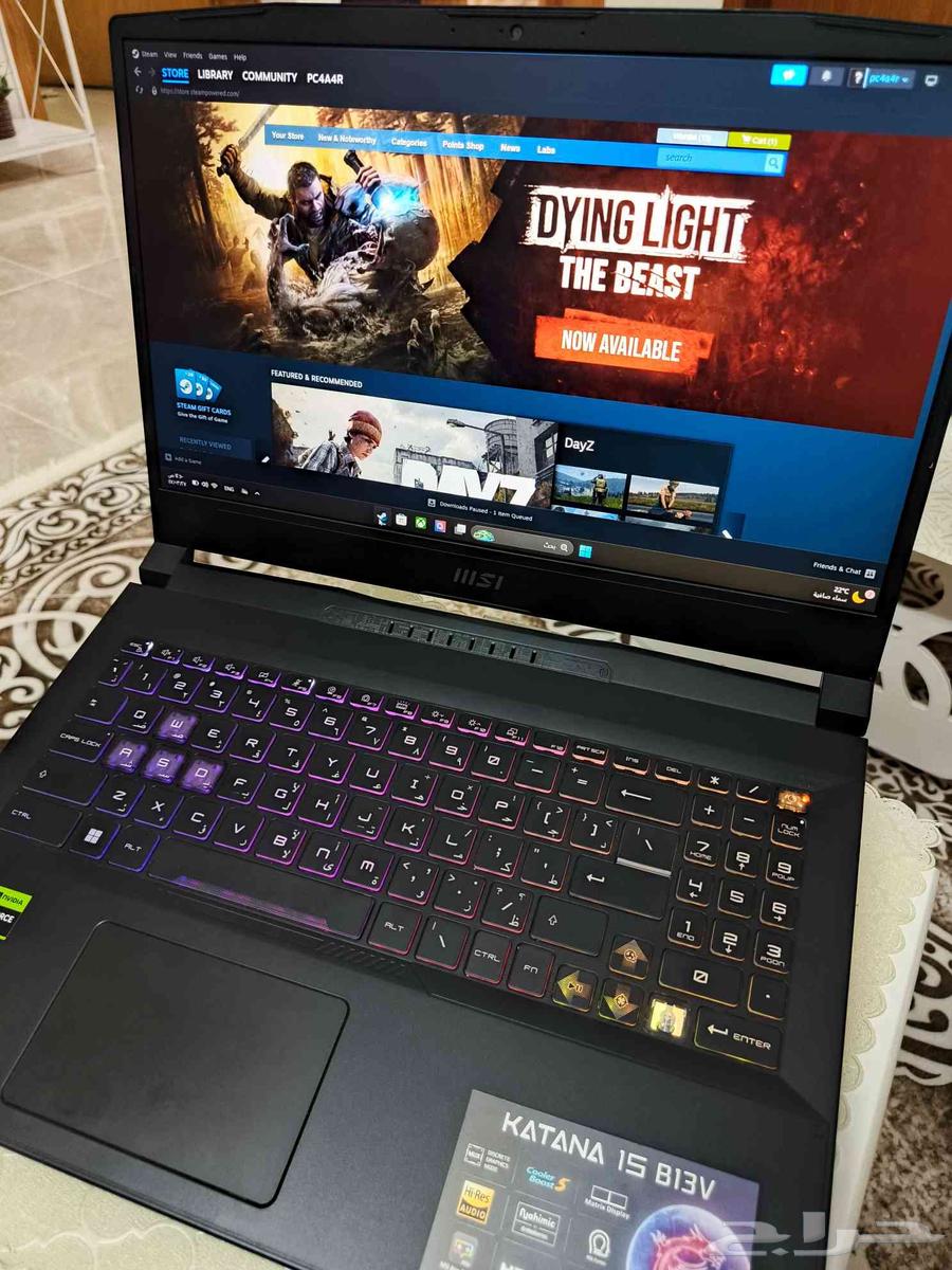 لابتوب RTX4060 PC قيمنق بي سي64535149516035110