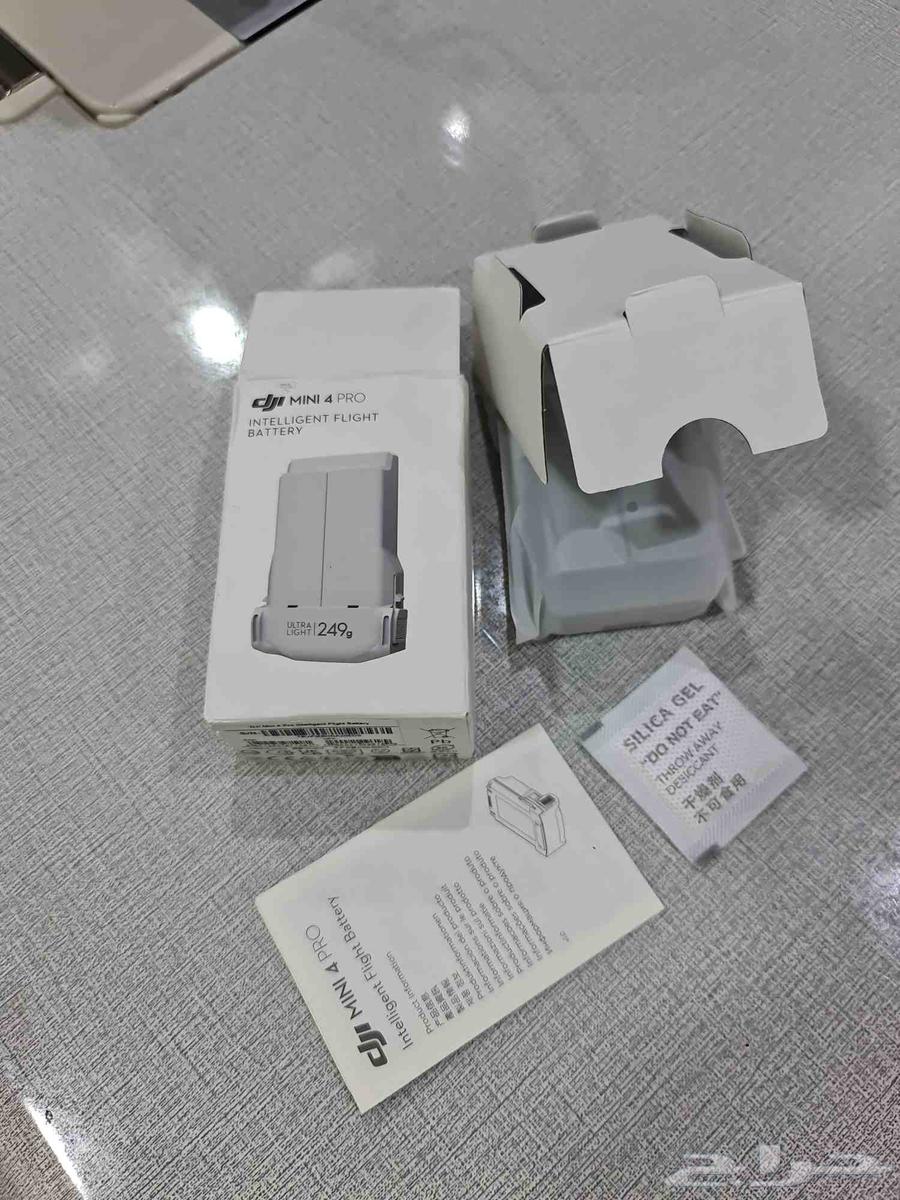 بطارية DJI Mini 4 Pro أصلية   جديدة بالكرتون64543125280003112