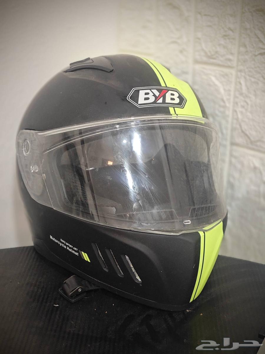 خوذة دراجة نارية جديده64539641846659110