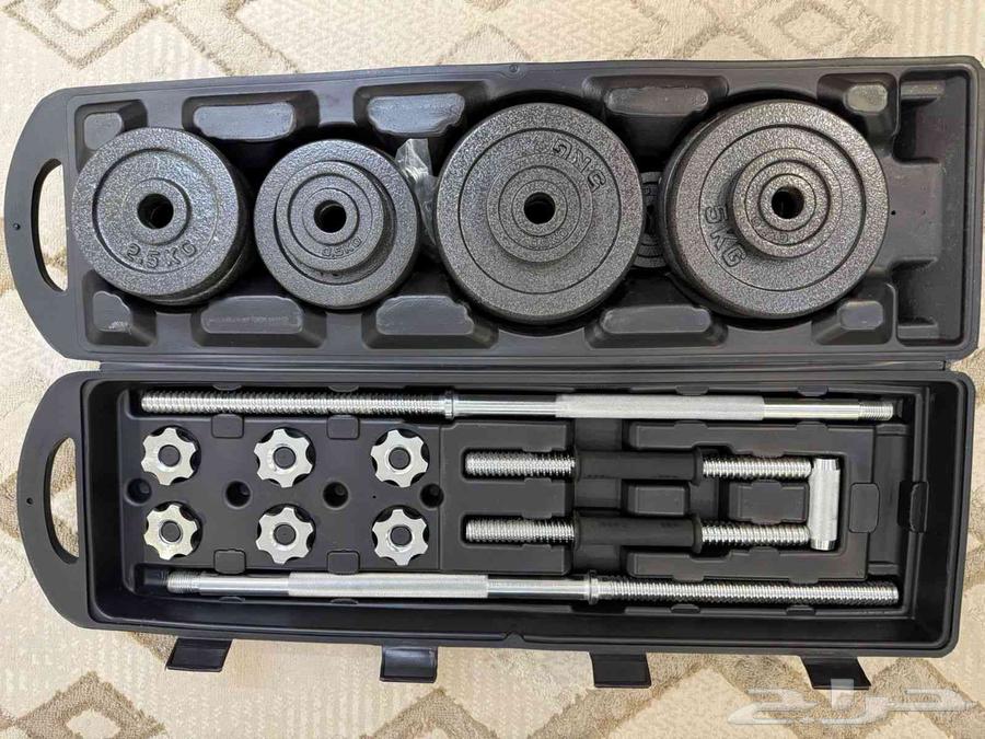 أوزان 50 كليو وكرسي الأوزان شبه جديده64539244835459113