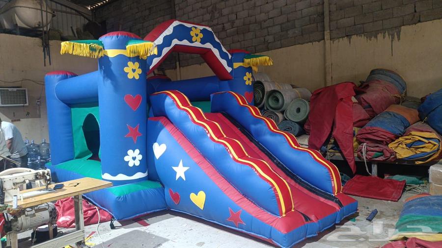 زحليقة بنطيطة جافة ملعب صابوني للايجار نطنيطة زحليقة مائية ز64540524213250111