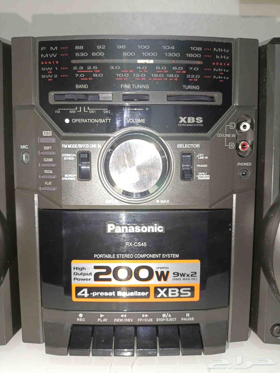 راديو وكاسيت باناسونيك بحاله جيده جدا كل الوظائف تعمل64535442686209113