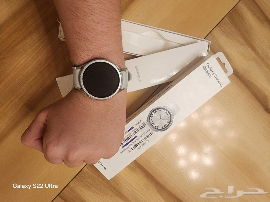 ساعة سامسونغ 6 classic 47m جديدة مفتوحة انظف من كذا ما اتحصل64500602489345112