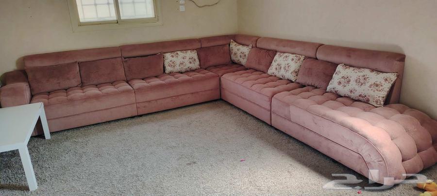 كنب حرف L بحالة جيدة64539144666371110