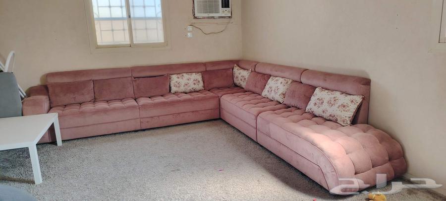 كنب حرف L بحالة جيدة64539144666371111