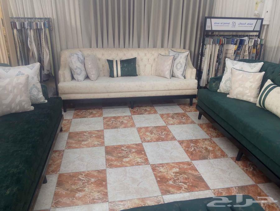 طقم كنب 11 شخص ثلاث كبير واثنين مفرد تفصيل وبسعر المصنع64535212235267111