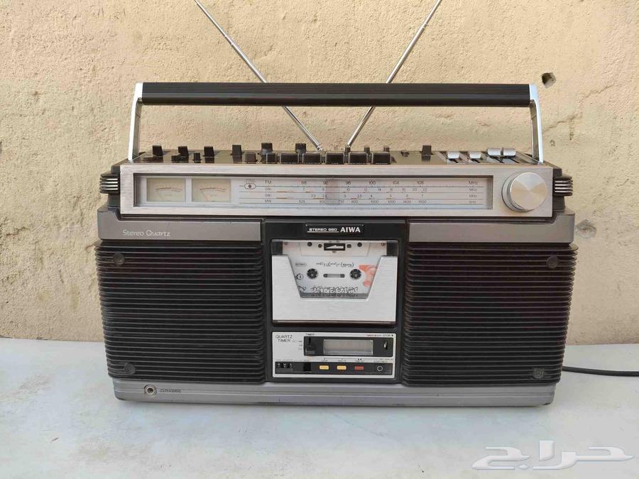 مسجل كاسيت وراديو ماركة AIWA أيوا اليابانية قديم ونادر64536418102274110