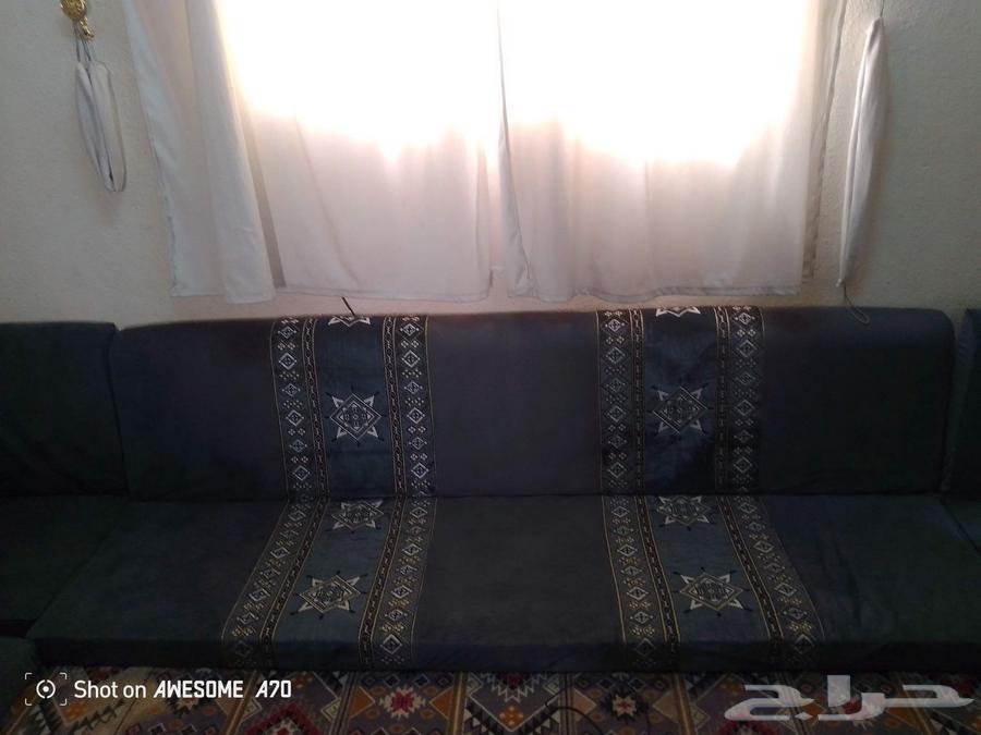 Complete home furniture with new cushions, backrests, mats, a TV table, and microwave64537728733570114