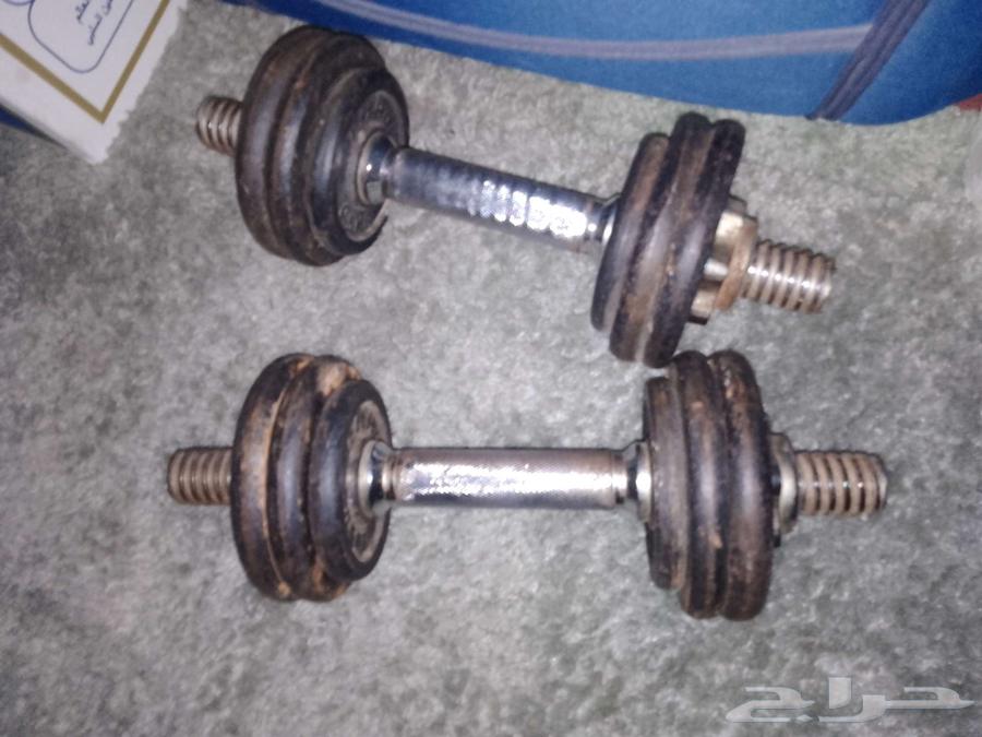 دمبل مستعمل اصلي الواحد ب 12064535395616002111