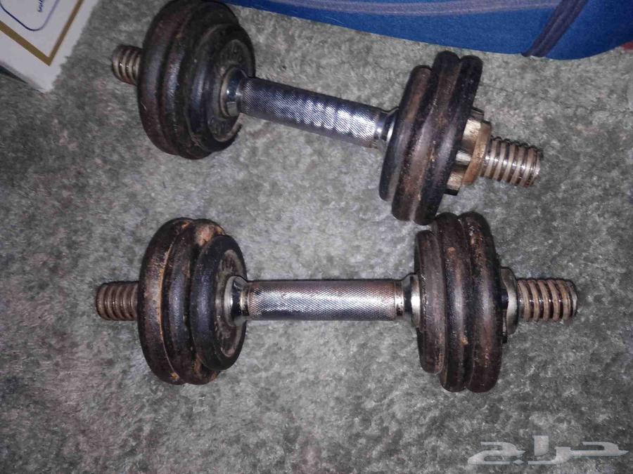 دمبل مستعمل اصلي الواحد ب 12064535395616002110