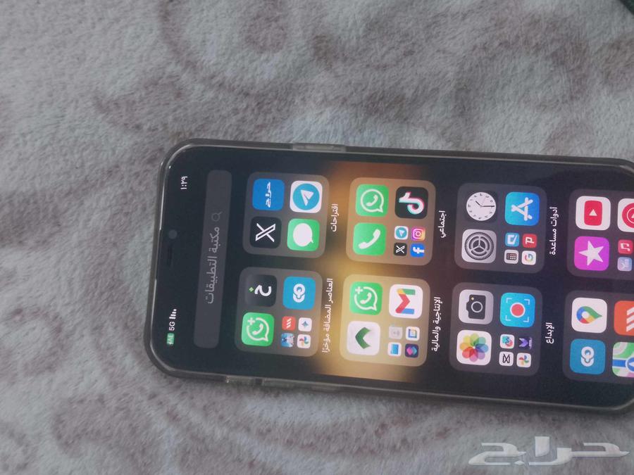 سلام عليكم ورحمه وبركاته جوال 12برو مكس 256 بطاريه 76 الجوال64537965582722111