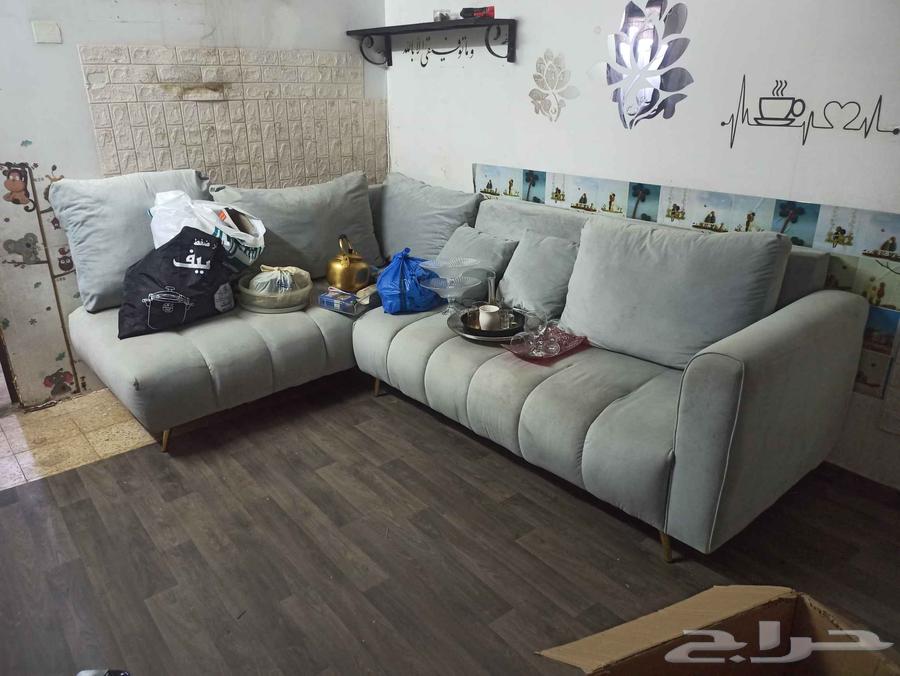 كنب منزلي مستعمل نظيف (بيع مستعجل بارخص الاسعار)64541579873794110