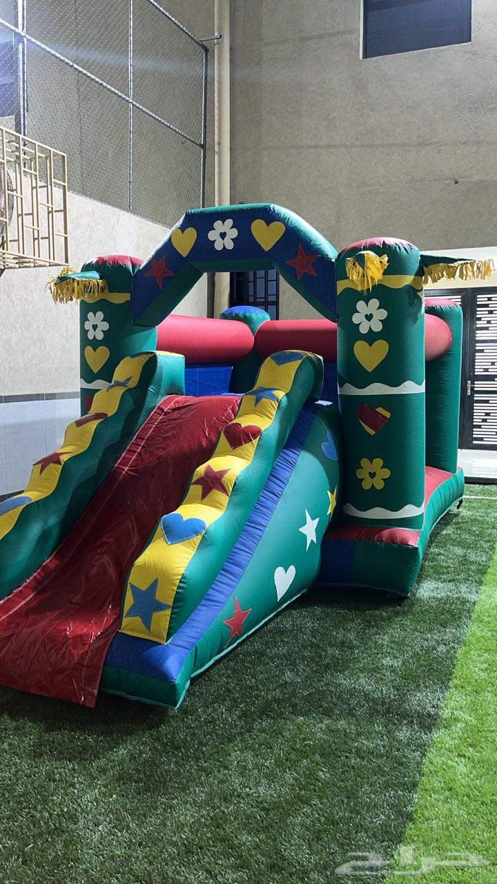 زحليقة بنطيطة جافة ملعب صابوني للايجار نطنيطة زحليقة مائية ز64540524213250110