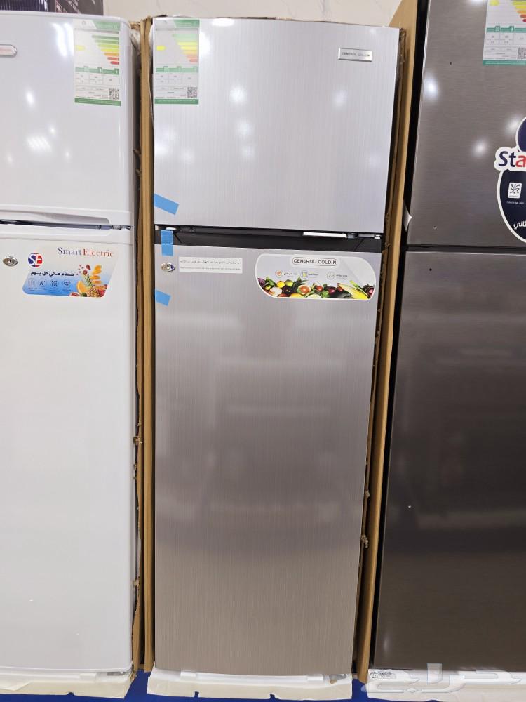 ثلاجة جنرال جولدن 252 سعة 8.9 قدم فضي64459943336321112