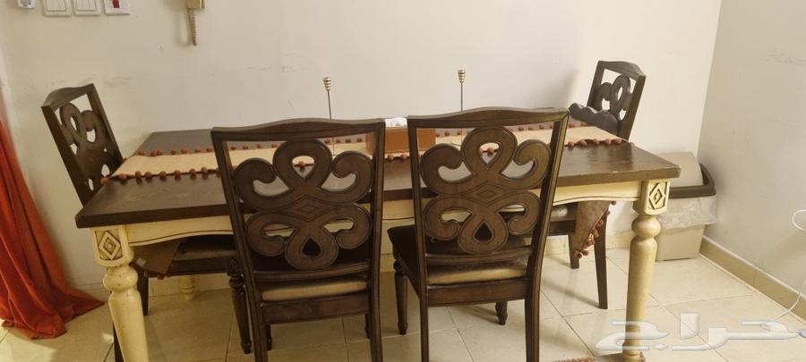 Malaysian-made dining table with 6 chairs, 180 cm long, 100 cm wide, 77 cm high64410144190465112