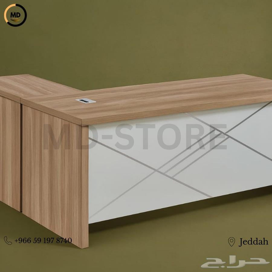 مكتب دولاب - طاولة شاي - كراسي طقم مكتب كامل في جدة64410767771267112