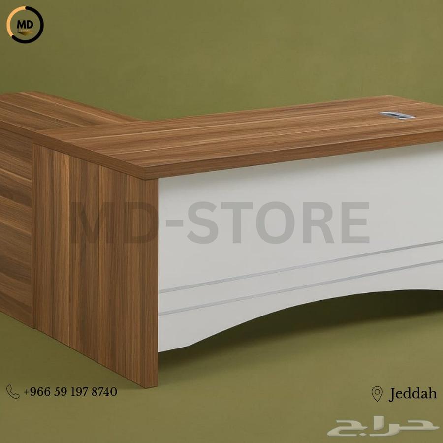 مكتب دولاب - طاولة شاي - كراسي طقم مكتب كامل في جدة64410767771267111