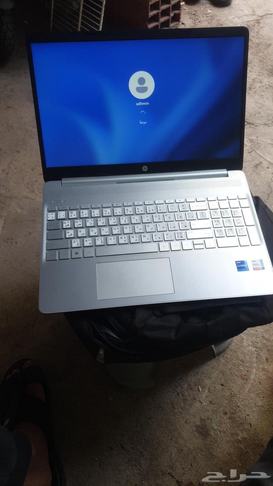 لابتوب HP cor i7 رام 8 مساحة 512 الجهاز جديد استخدام شهر موج64409380223617112