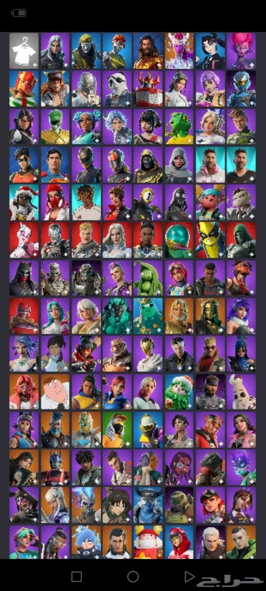 Fortnite account with 237 skins including the regular skeleton and 1750 V64411460264193110