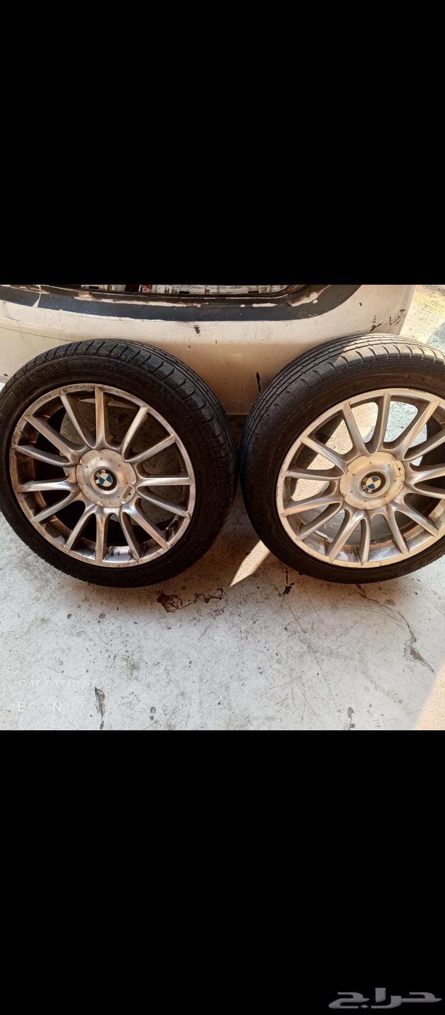 جنوط. 19 مقاسين امامي وخلفي مستخدم نظيف بي ام .64563674521473112