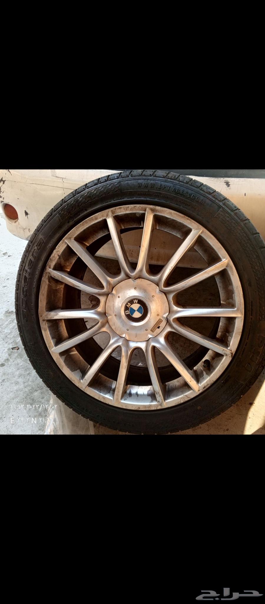 جنوط. 19 مقاسين امامي وخلفي مستخدم نظيف بي ام .64563674521473110