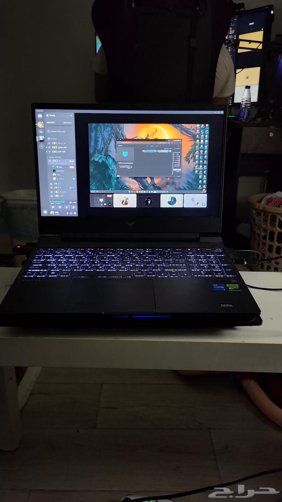 للبيع لابتوب HP Victus قيمنق64407572716673111