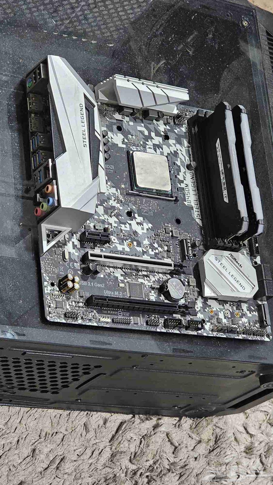 ddr4 ram 16 2 3200 B450m steel legend m.2 500 ryzen 7 2700x64406597984002111