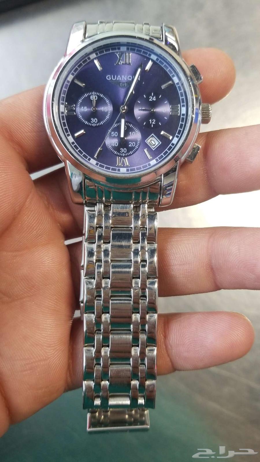 سعر ساعة اليد الكرونوغراف المقاومة للماء بسوار من الإستانلس64408878219907110