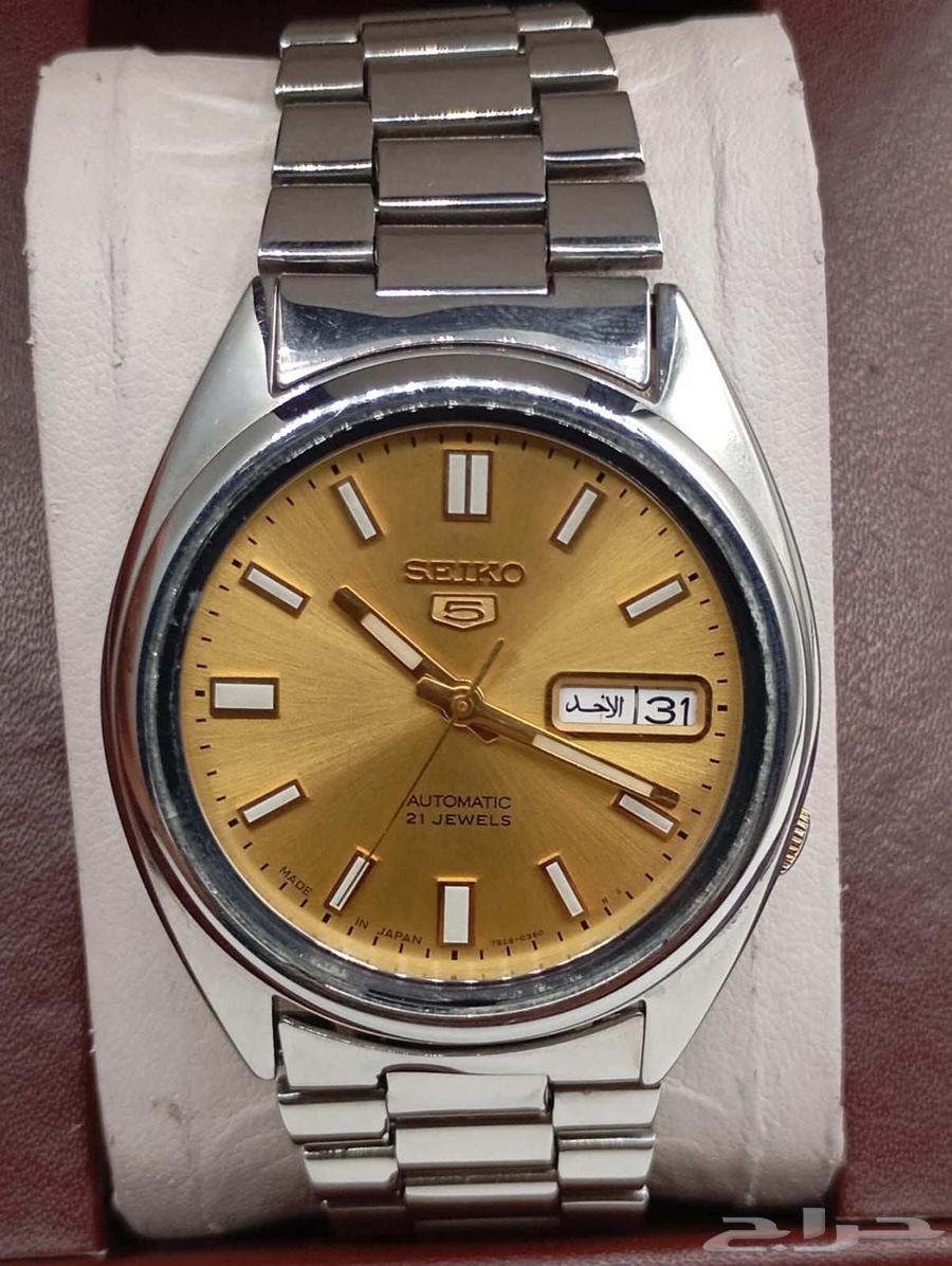 السلام عليكم للبيع ساعةسيكو seiko 5 رجالية يابانية اصلية64408906144386111