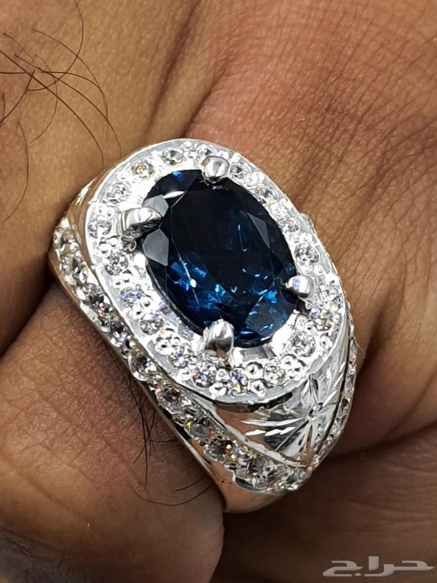 خاتم توباز برازيلي لون لندني بشهادة64409157704067113