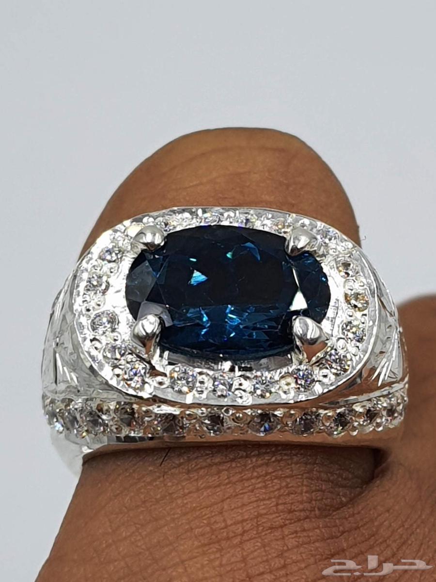 خاتم توباز برازيلي لون لندني بشهادة64409157704067112