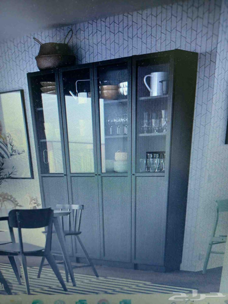 للبيع دولاب خشب مكتبي شبة جديد64406625524355111