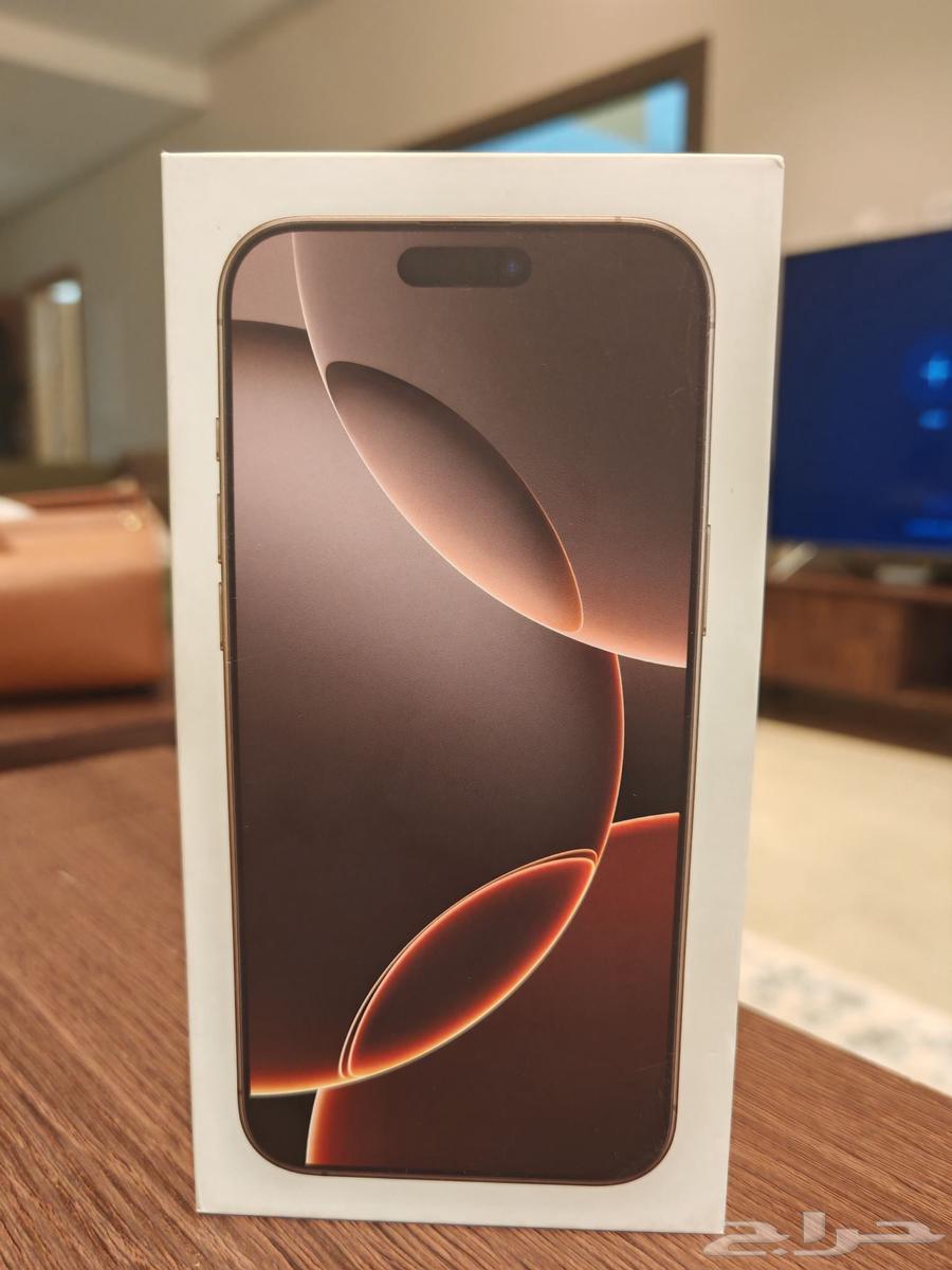 آيفون 16 برو ماكس سعة 256 جيجابايت تيتانيوم صحراوي G5 مع فيس64409464170243114