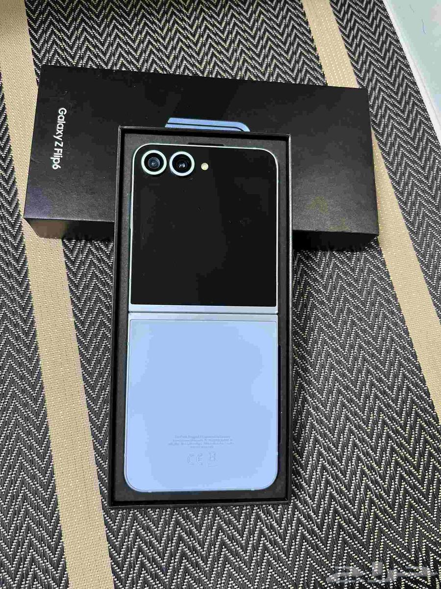 زد فليب 6 ازرق 512 كامل اغراضه خدوش بسيطه جدا استخدام خفيف64405569137922110