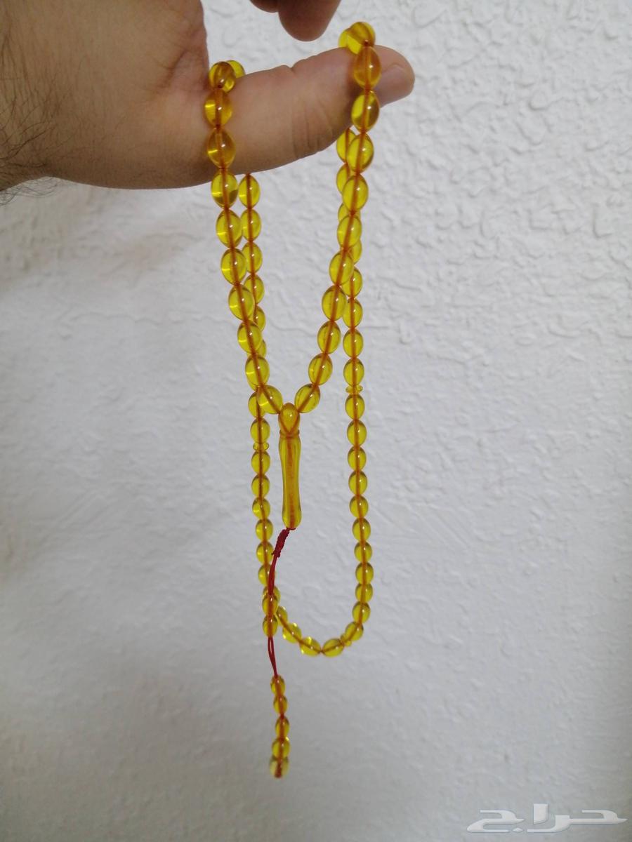 سبحة كهرمان صافيه (جديدة).64408174748161112