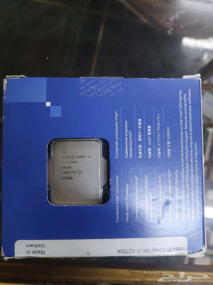 i7-12700k Processor64409630185217111