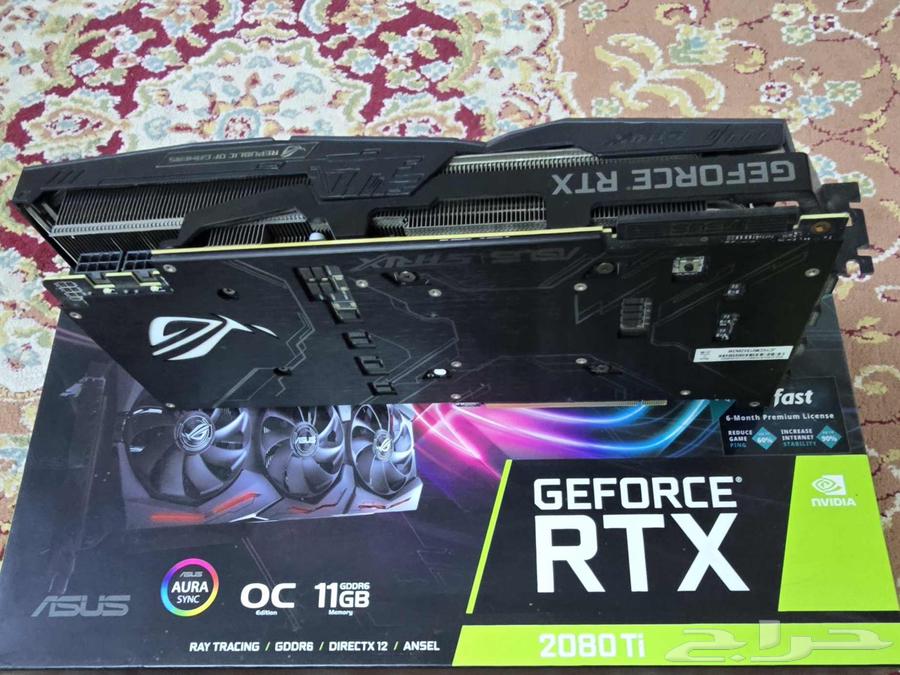 Used ASUS ROG STRIX RTX 2080TI OC 11GB Graphics Card64411054497922113