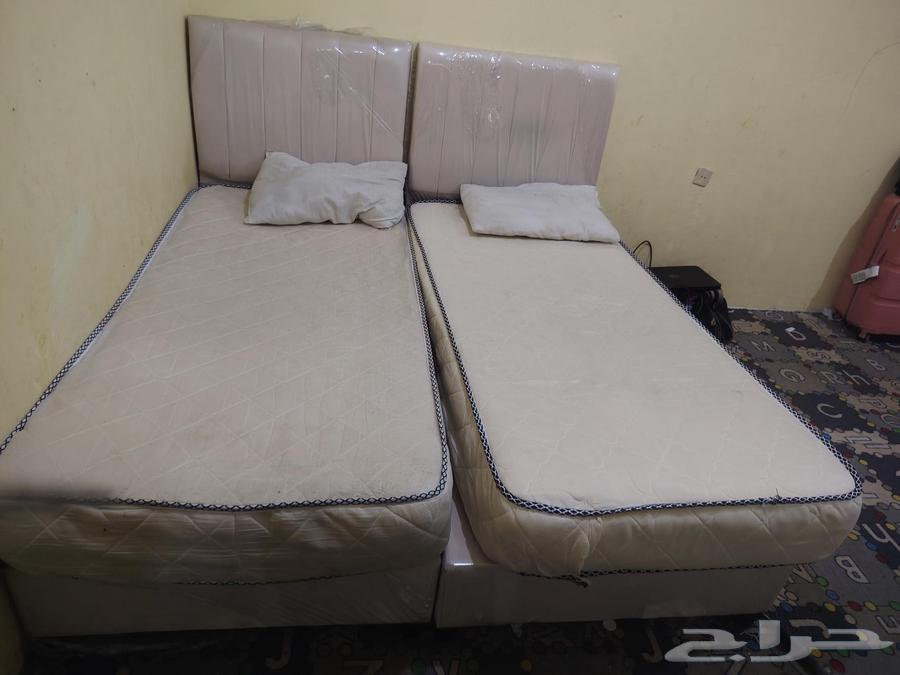 2 سرير خشب بالمرتبه استعمال نظيف جدا للبيع64405056285185111