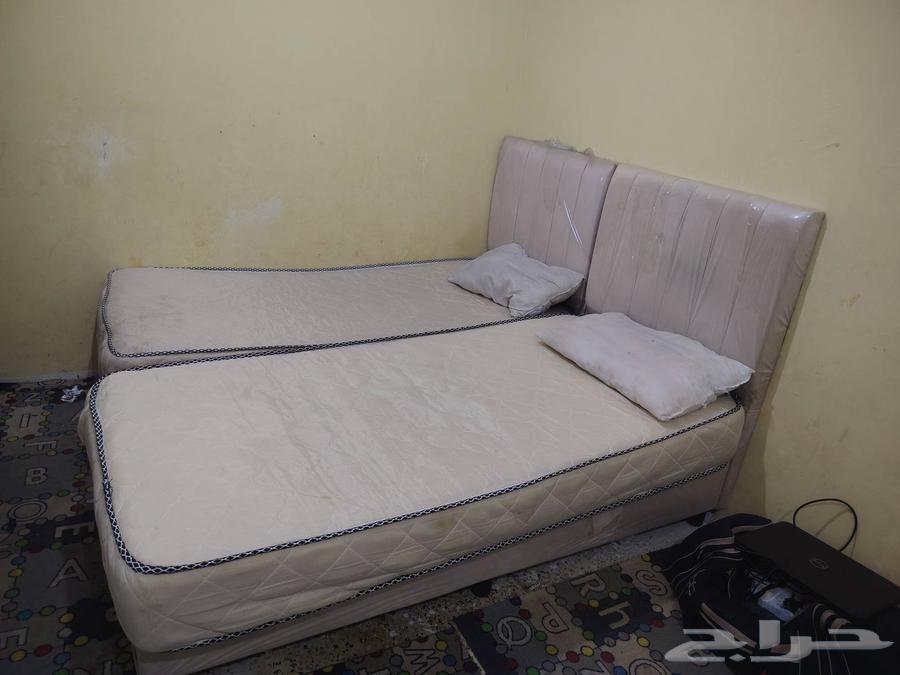 2 سرير خشب بالمرتبه استعمال نظيف جدا للبيع64405056285185110