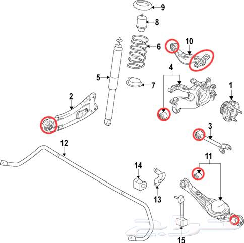 جلد مقصات خلفي فورد ايدج ولينكون MKX64567877727105111