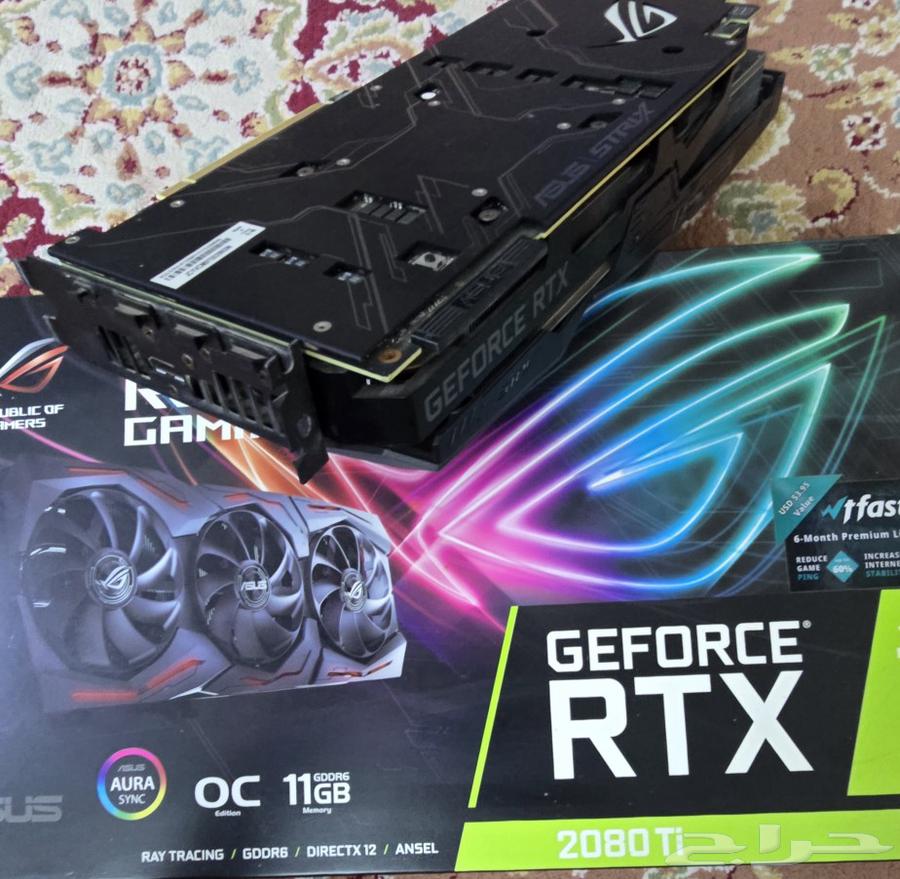 Used ASUS ROG STRIX RTX 2080TI OC 11GB Graphics Card64411054497922114