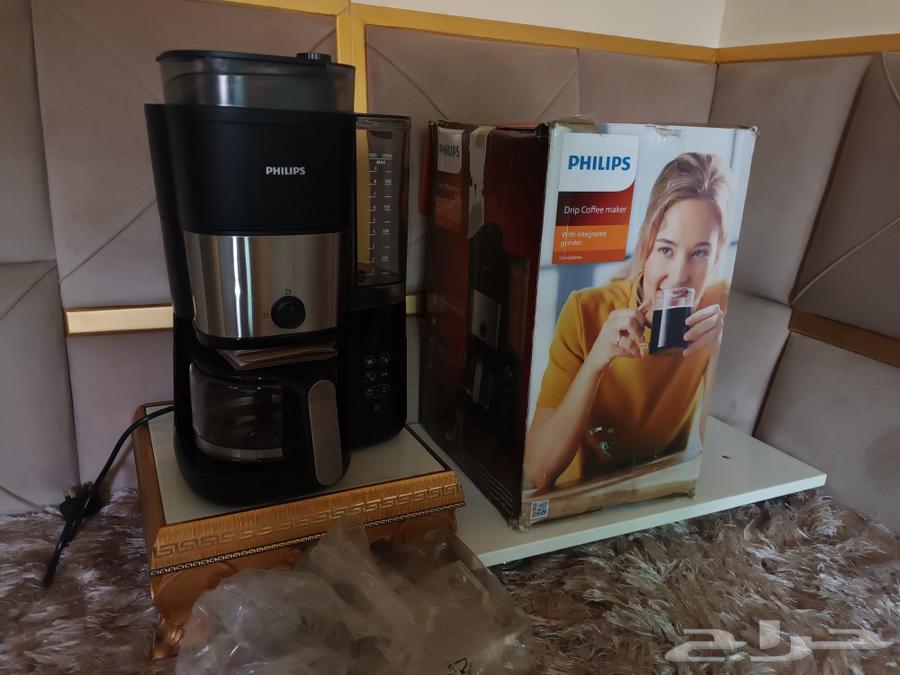 مكينة تحضير القهوة فيليبس مع مطحنة HD790064548967240833110